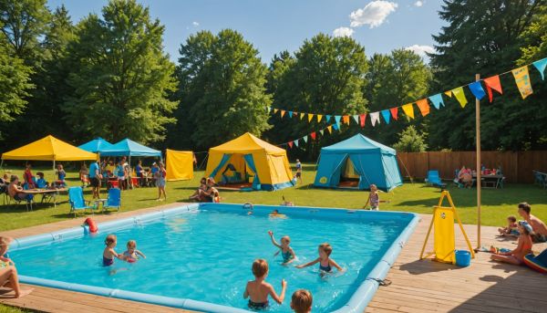Comment choisir un camping avec club enfant et pataugeoire ?