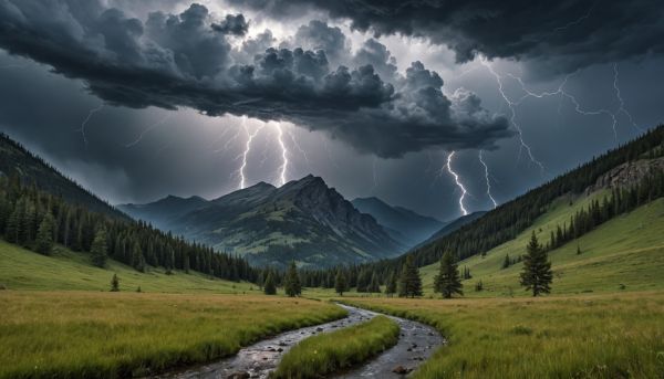 Comment réagir face à un orage violent en pleine nature ?