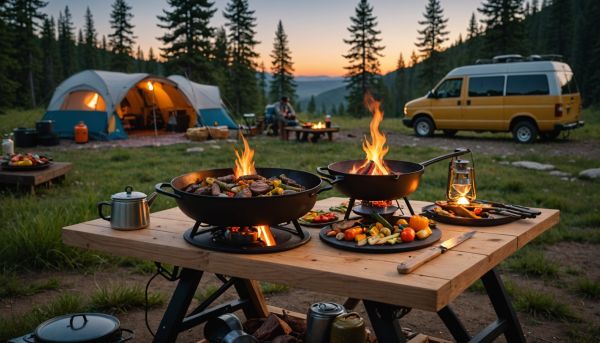 Cuisiner en camping sur son emplacement : conseils et astuces pratiques