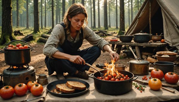 La cuisine nomade sublime les repas simples en pleine nature