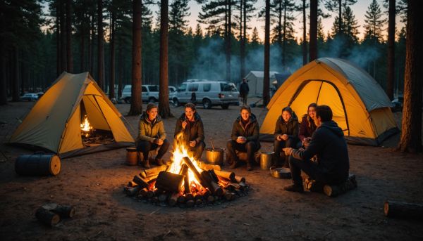 Le camping familial crée des souvenirs inoubliables ici