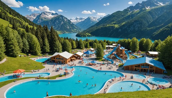 Camping avec parc aquatique en haute-savoie : vacances en montagne